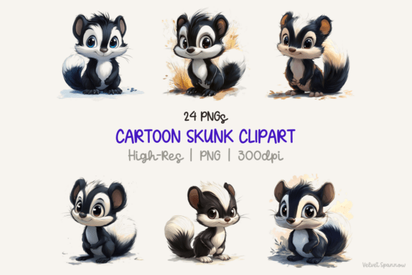 Download Cartoon Skunk Clipart - Skunk clipart Collection