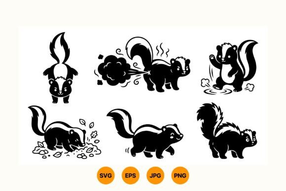 Download Playful Skunk Clipart Collection - Skunk clipart Collection
