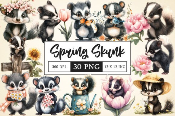 Download Spring Skunk Clipart - Skunk clipart Collection