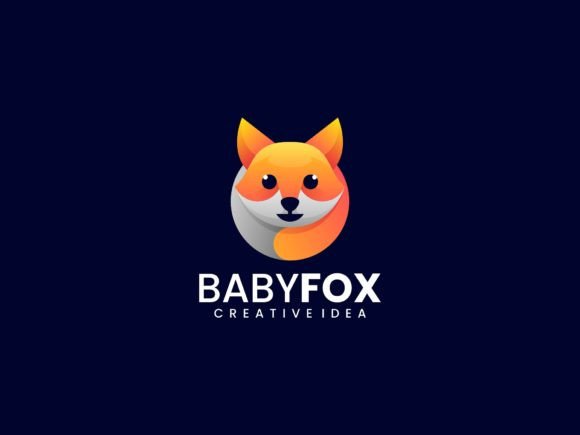 Download Baby Fox Gradient Logo - Baby fox Collection