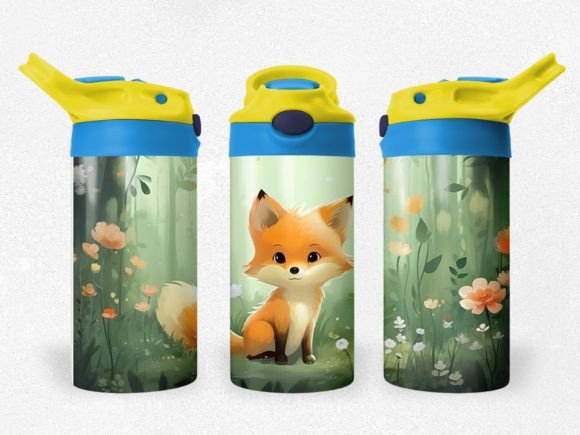 Download Baby Fox Animals 12oz Kids Sippy Tumb... - Baby fox Collection