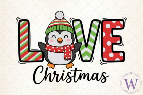 Download Love Christmas, Penguin PNG - Premium Resources